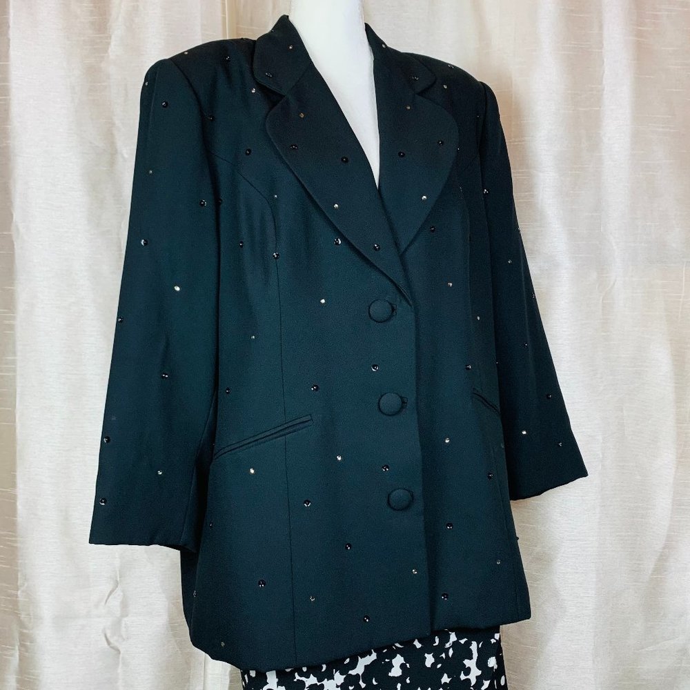 VOULEZ VOUS New York Sequined Blazer 16W